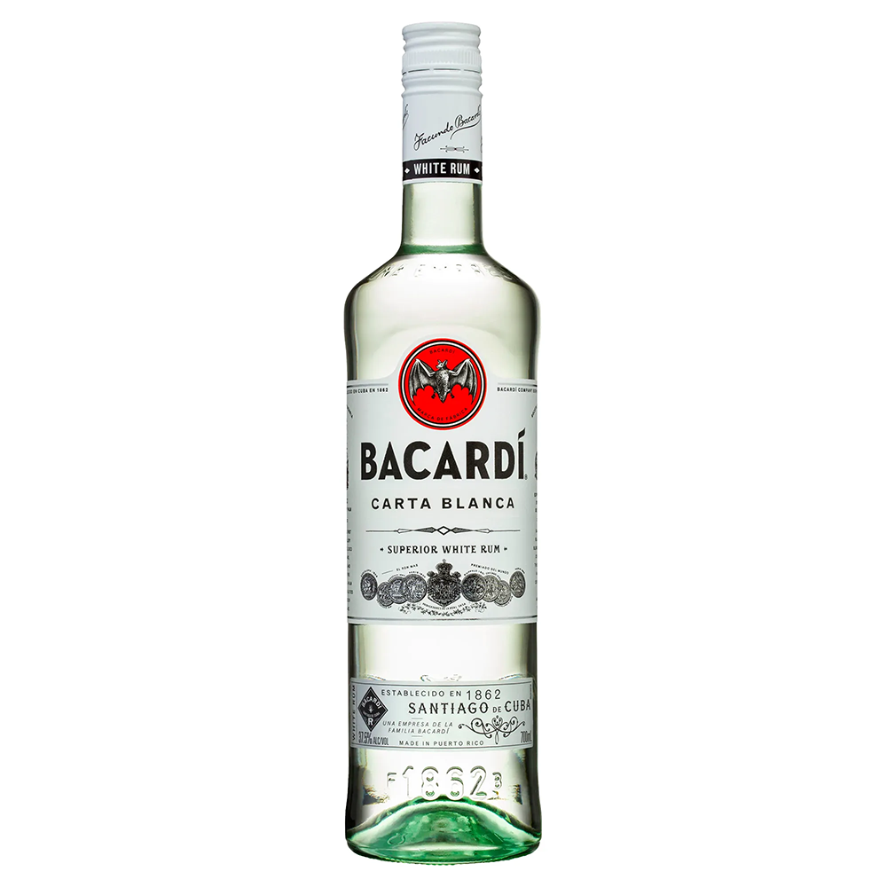 Bacardi Carta Blanca 37,5° 70cl (UVC:12)