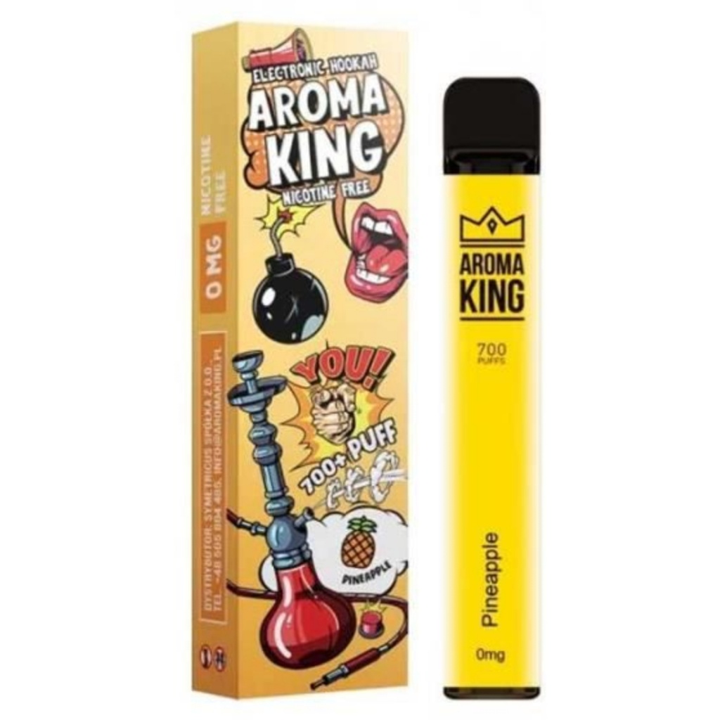 Aroma King Jetable Pineapple 0mg 700 puffs (UVC:10)