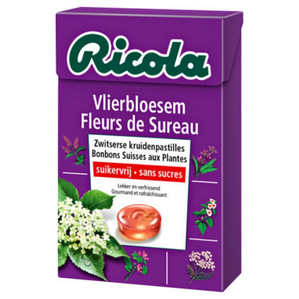 Ricola Elderflower 50gr (UVC:20)