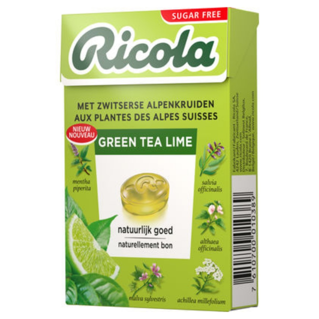 Ricola Green Tea Lime 50gr (UVC:20)