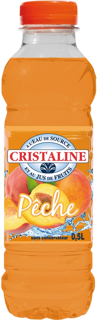 Cristaline Pêche 50cl (UVC:24)