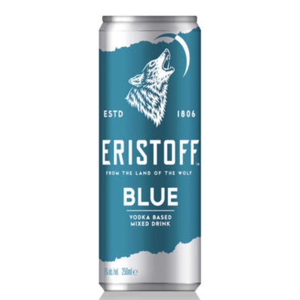 Eristoff Blue Can 25cl (UVC:12/Pal:240)