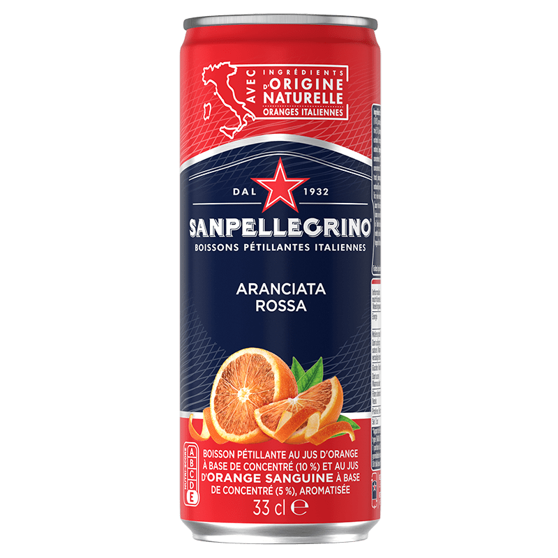 San Pellegrino Aranciata Rossa Sleek Can 33cl (UVC:24)