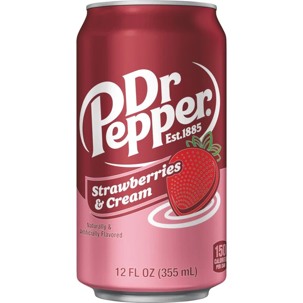 Dr Pepper Strawberry & Cream 355ml