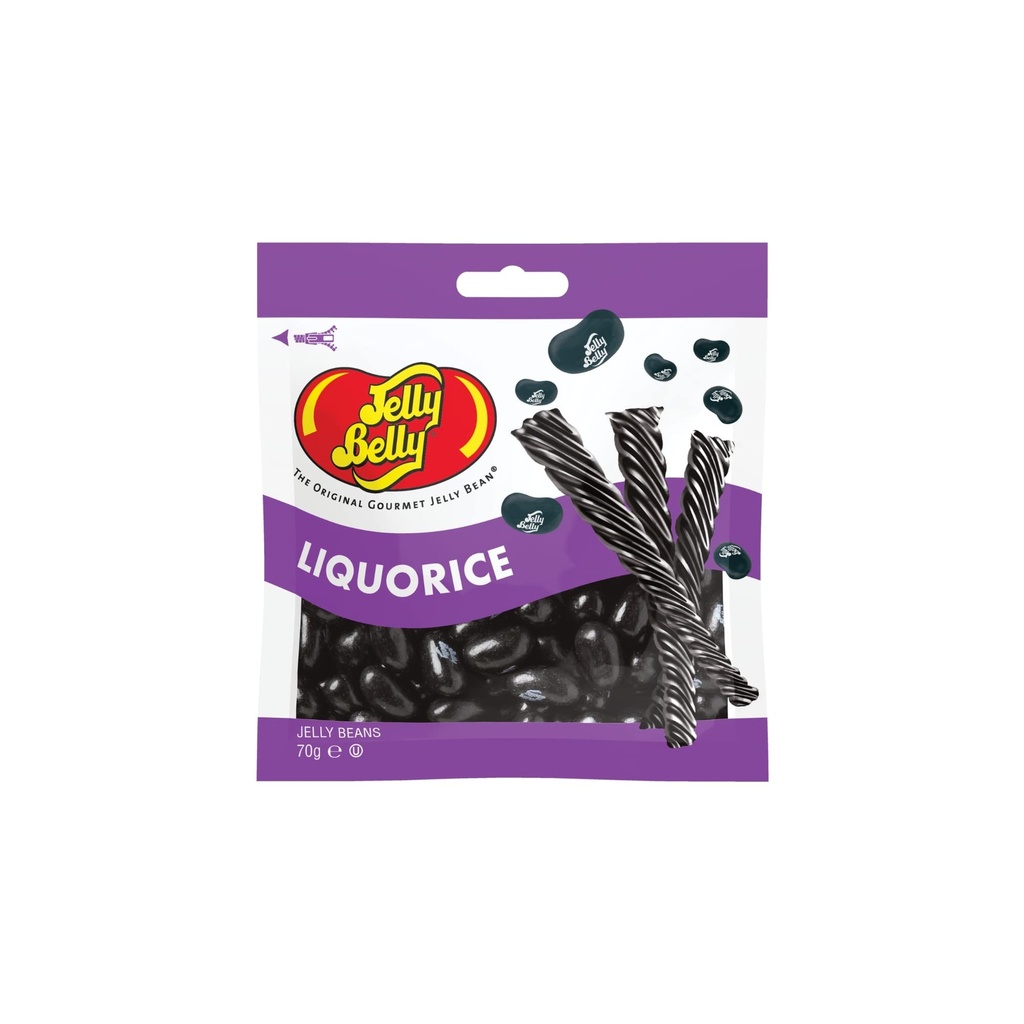 Jelly Belly Beans Liquorice 70gr (UVC:12)