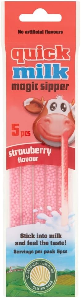 Quick Milk Magic Sipper Strawberry 30gr (UVC:20)