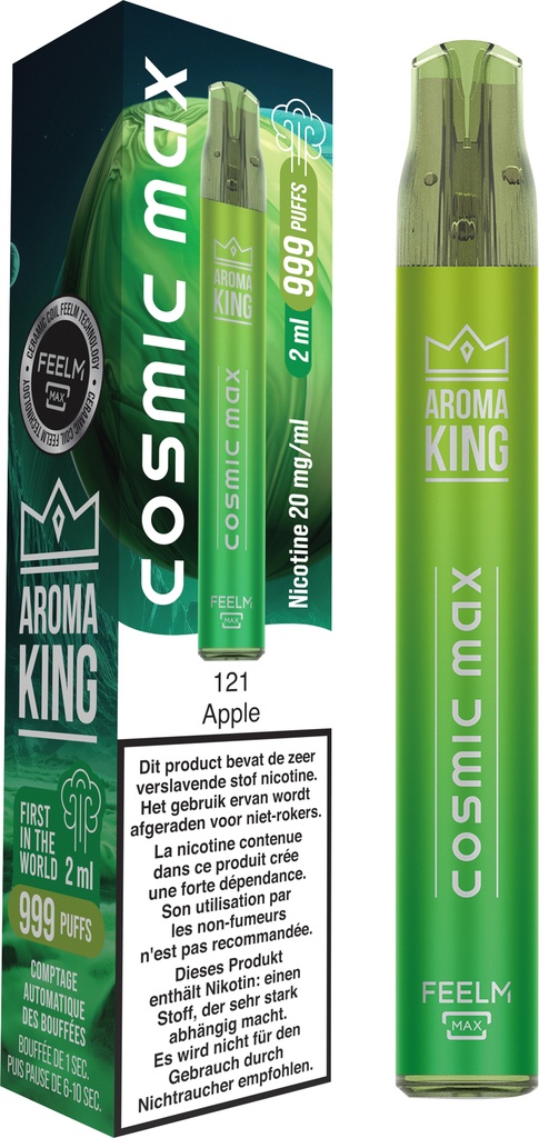 Aroma King Jetable Cosmic Apple 20mg/999mg (UVC:10)