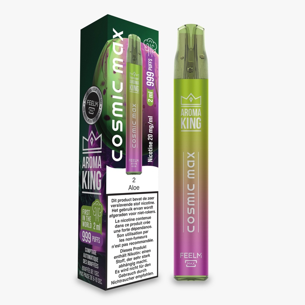 Aroma King Jetable Cosmic Aloe 20mg/999puffs (UVC:10)