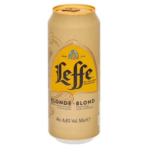 Leffe Blonde Can 50cl (UVC:24/Pal:80)