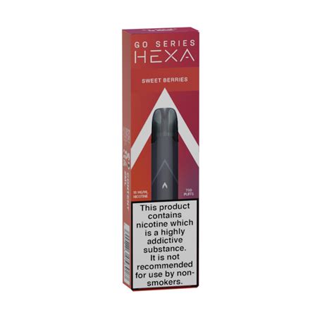 Hexa Go Serie Jetable Berry 18mg/750puffs (UVC:5)