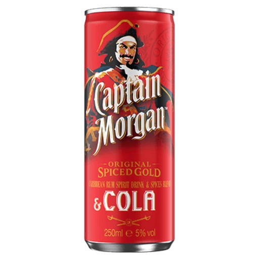 Captain Morgan Can 25cl (UVC:12/Pal:240)