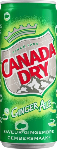 Canada Dry Sleek can 33cl (UVC:24/Pal:108)