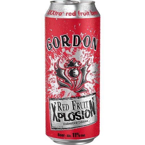 Gordon Xplosion Red Fruit Can 50cl (UVC:12/Pal:128)