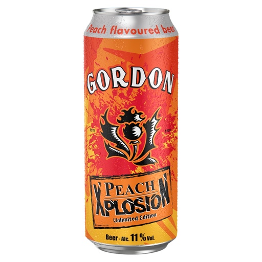 Gordon Xplosion Peach Can 50cl (UVC:12/Pal:128)