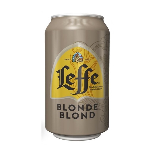 Leffe Blonde Can 33cl (UVC: 6-Pack x4/Pal:120)