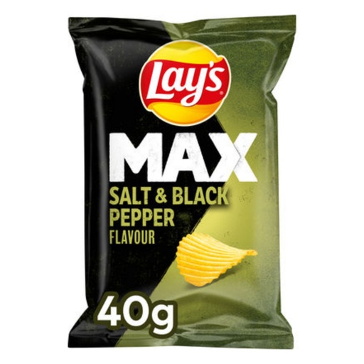 Lay's Max Salt & Pepper 40gr (UVC:20/Pal:80)