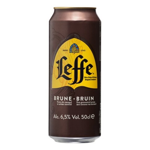 Leffe Brune Can 50cl (UVC:4-Pack x6/Pal:80)