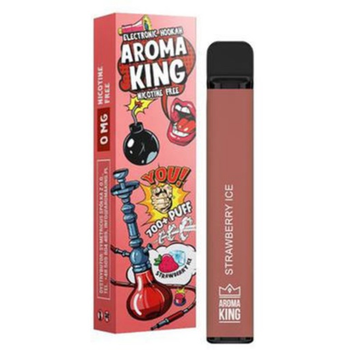 Aroma King Jetable Strawberry Ice 0mg (UVC:10)