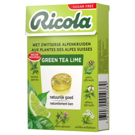 Ricola Green Tea Lime 50gr (UVC:20)