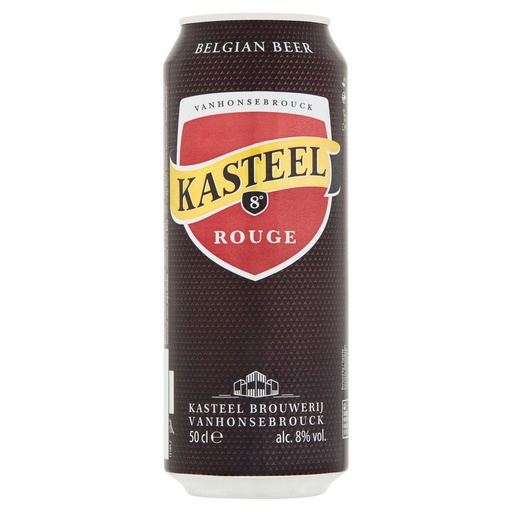 Kasteel Rouge 8° can 50cl (UVC:12/Pal:128)