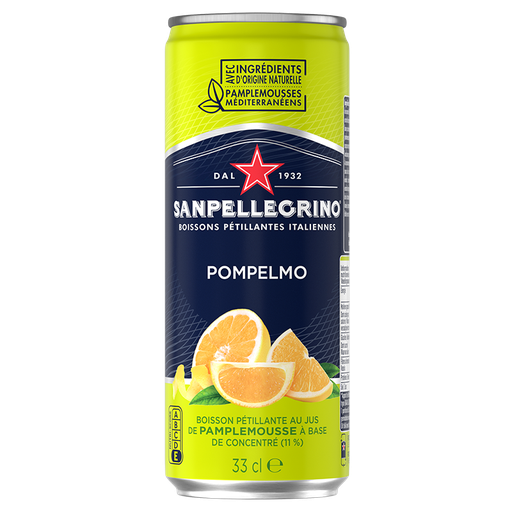 San Pellegrino Pompelmo Sleek Can 33cl (UVC:24)