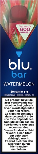 Blu Bar jetable Watermelon 20mg (UVC:10)