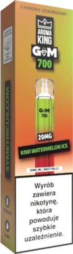 Aroma King GEM Jetable Kiwi Watermelon 20mg/700puffs (UVC:10)